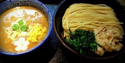 「冬季限定 柚子味噌つけ麺」@らー麺土俵 鶴嶺峰の写真