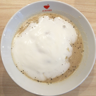 「濃厚クラムのホイップバター（麺かため）」@思いやり麺屋食堂 ピロピロ麺屋 秋葉原店の写真