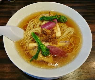 「コンソメ・ド・カナール（鴨コンソメ） 900円」@稲荷屋の写真