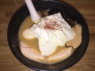 「特濃魚介とんこつ」@らーめん 月の兎影の写真