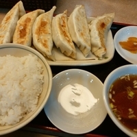 大判萬里餃子定食（1.5人前）850円