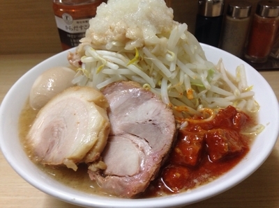 「辛ミートメン【800円】」@ラーメンいつきの写真