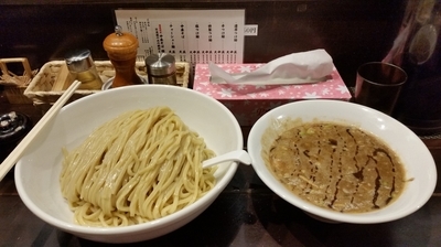 「濃厚つけ麺 大盛  麺増し ニンニク」@銀座 朧月 目黒処の写真