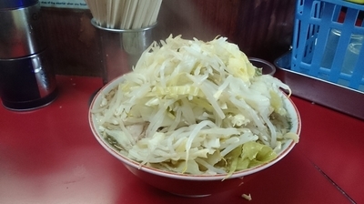 「大豚(ヤサイダブル)￥７００」@ラーメン二郎 目黒店の写真