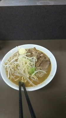 「小ラーメン￥650豚２枚￥150」@ブタヤマニンニクンの写真