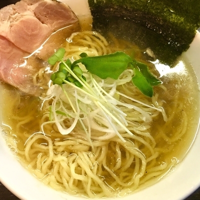 「白トリュフ薫る貝と煮干しそば730円」@中華そば 先崎の写真