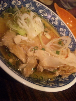 「夜鳴き煮干中華そば」@串あげ ムタヒロの写真