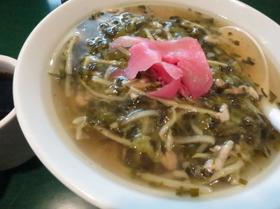 「高菜ラーメン500円」@百香亭 野田店の写真