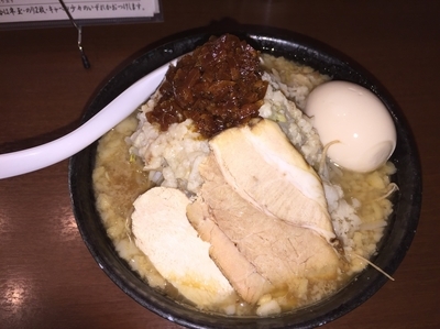 「白狼_やさい・ニンニク・タレ・脂増し」@New old style ゆいが 三郷店の写真