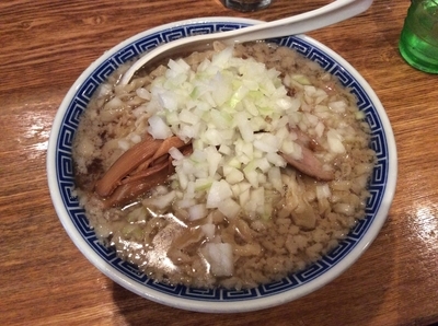 「限定 新潟背脂煮干 大盛」@神保町 可以の写真