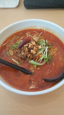 「天使担々麺　激辛スープ」@天使担々麺の写真