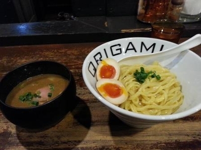 「ORIGAMIつけ麺」@麺屋 ORIGAMIの写真