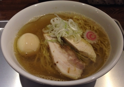 「味玉塩節らーめん(800円)」@らーめん なぶら 京王八王子店の写真