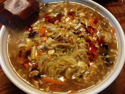 「サンラータン麺」@中華料理 仙桃園の写真