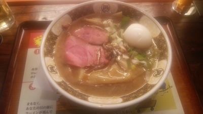 「THE すごい煮干ラーメン＋味玉」@ラーメン凪 大宮店の写真