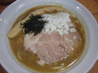 「濃厚煮干しそば(750円)」@ときわ亭の写真