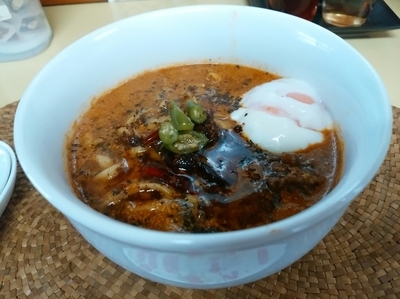 「黒カラシビ麺(並盛・140g)750円」@龍門瀑の写真
