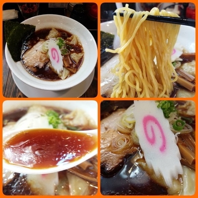 「魚介醤油らーめん＋ワンタン」@麺蔵 もみじの写真