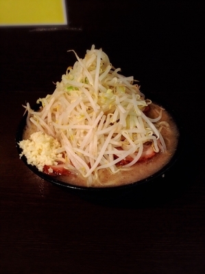 「大豚ダブル＋ニンニク＋ヤサイマシ」@ラーメン二郎 JR西口蒲田店の写真