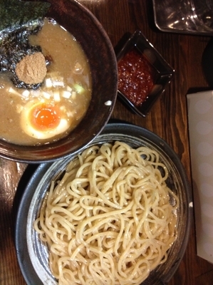 「辛つけ麺」@つけ麺 富平の写真