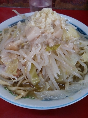 「小ラーメン(ヤサイ・ニンニク)」@ラーメン二郎 目黒店の写真