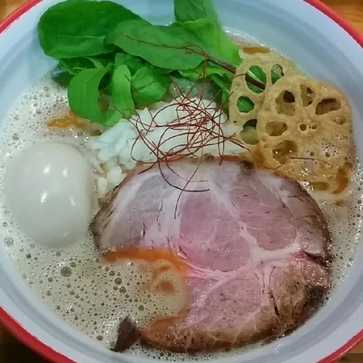 「【本日限定】濃厚オマール海老鶏そば ８５０円他」@麺屋 むじゃきの写真