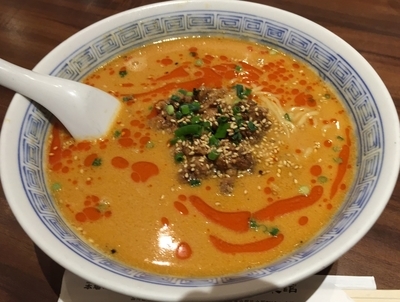 「タンタン麺と半チャーハン(本日の定食¥980)」@華林菜館の写真