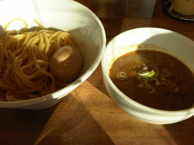 「味玉濃厚ニボつけ麺(850円)」@煮干しそば 虎空の写真