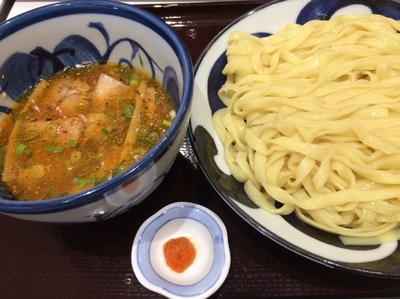 「つけ麺  太麺」@中華そば 青葉 イオンモール東久留米店の写真
