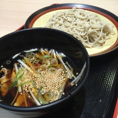 「特製つけ麺（￥450）」@吉そば 五反田店の写真