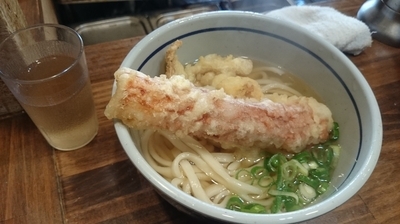 「とり天ちくわ天うどん(温)」@おにやんまの写真