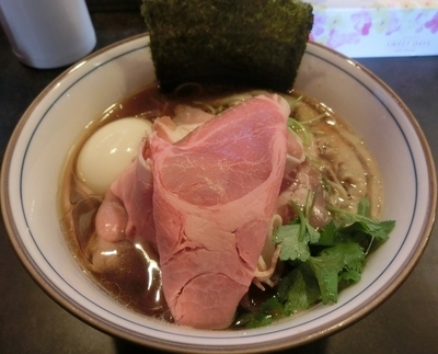 「特製煮干しそば」@中華そば 四つ葉の写真