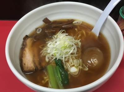 「ラーメン小 + 味玉子」@麺 えどやの写真