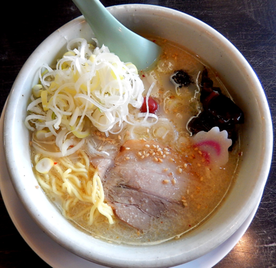 「塩らーめん+葱(830円）」@らーめん 山頭火 横浜店の写真