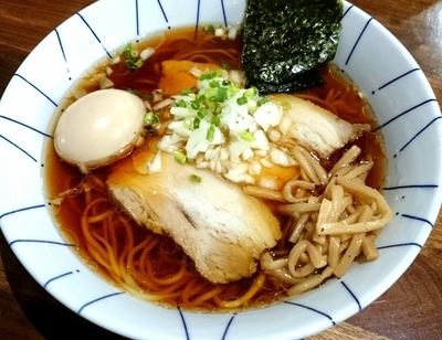 「【限定】いしる魚醤そば 800円」@二代目 むじゃきの写真