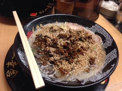 「ラーメン  かた 高菜 700円」@博多一幸舎 総本店の写真