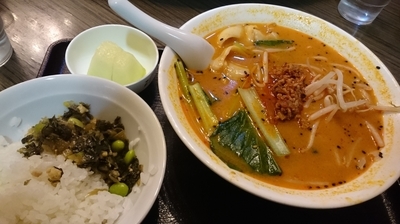 「刀削麺セット（880円）」@栄華楼 品川グランドセントラルタワー店の写真