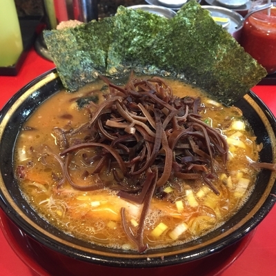 「ラーメン（￥650）＋キクラゲ（￥70）」@環2家の写真