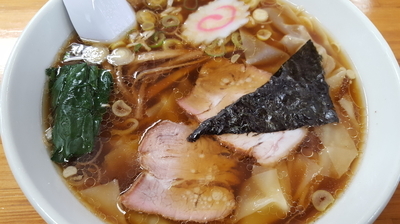 「ワンタンメン」@手打ちラーメン いまの家の写真