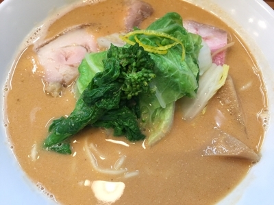 「[限定]らーめん あん肝搾り」@鮮魚らーめん 五ノ神水産の写真