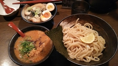 「濃厚海老つけ麺(大)」@吉匠丸。 木屋町店の写真