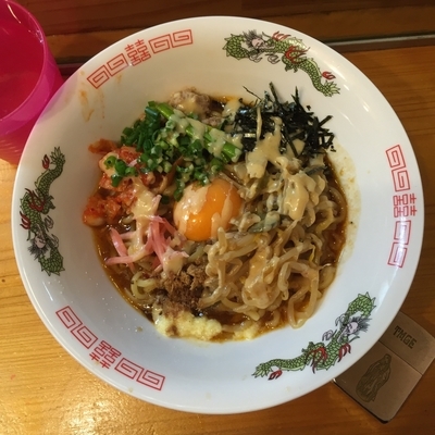 「謹製！小籠包の肉出汁 混ぜそば」@六角橋焼小籠包の写真