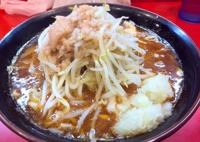 「辛いラーメン＋カレー＋玉ねぎ(にんにく・あぶら)」@麺屋 桐龍の写真