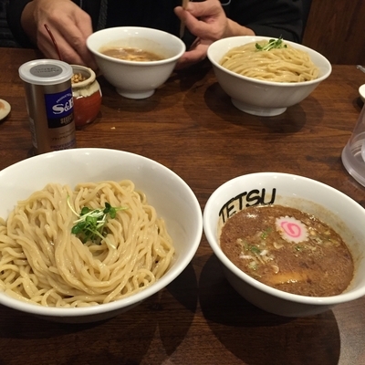 「つけ麺 大盛 800円」@つけめんTETSU 御徒町ラーメン横丁店の写真