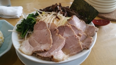 「ネギチャーシュー麺　チャーハン」@うまいヨ ゆうちゃんラーメンの写真