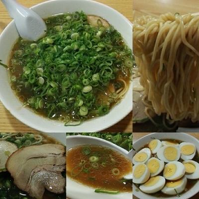 「ねぎ中華＋ゆで卵×6個」@中華そば 山冨士 中央店の写真