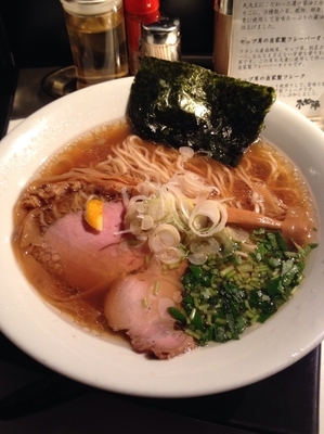 「鴨脂と蛤の醤油」@SOBAHOUSE金色不如帰の写真