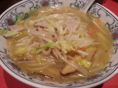 「タンメン（野菜ラーメン）700円」@来々軒の写真