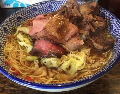 「牛そば相盛り」@ぐるまん野州男の写真