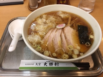 「チャーシューワンタン麺」@大宮大勝軒の写真